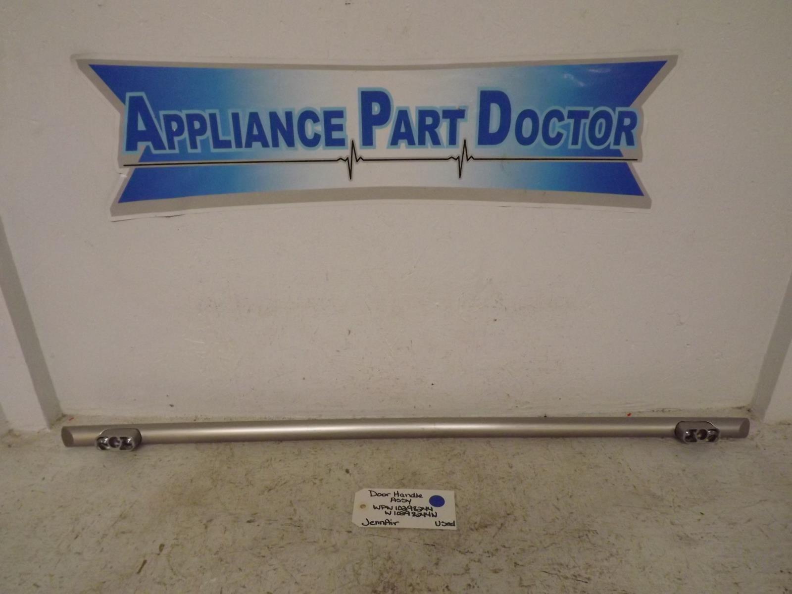 JennAir Refrigerator WPW10298244 W10298244N Door Handle Assy Used JennAir Refrigerator WPW10298244 W10298244N Door Handle Assy Used